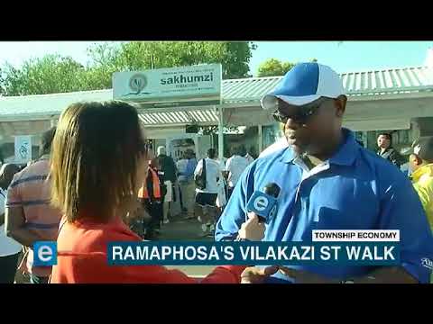 Ramaphosa Vilakazi street walk