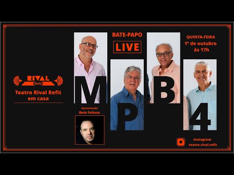 Bate-papo do jornalista Beto Feitosa com o grupo MPB4.