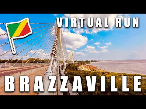 🆃RE🅰DMILL | Virtual 🆁un - BRAZZAVILLE -  CONGO #treadmill #virtualrun #run
