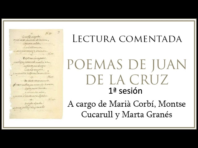 Vídeo relacionado con Poemes essencials de Joan de la Creu (Sagrats i clàssics Book 13) (Catalan Edition)