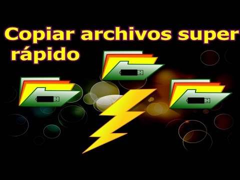 Copiar cualquier archivo 3 veces más rápido HD