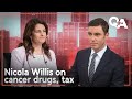 Budget: Nicola Willis on tax cuts and cancer drugs | Q+A 2024