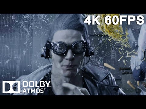 QuickSilver Kitchen Scene|X-Men: Days Of Future Past (2014)|4K 60FPS(5.1)
