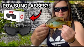 We Filmed Our Creek Adventure With Sunglasses! (Micro Fishing)