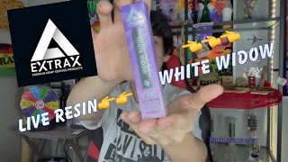 Trying Live Resin White Widow Disposable!!!! Delta Extrax (Must Watch)