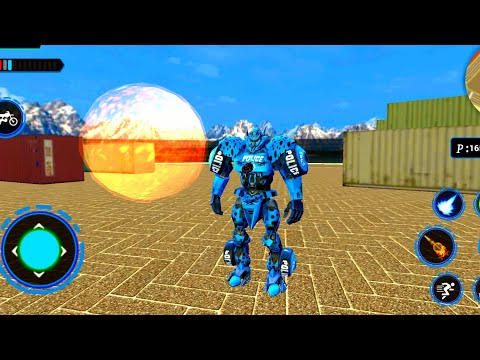 Us Police Bike Transform Robot Game *** Trò Chơi siêu RoBot cảnh sát Biến hình ### Android  Gameplay