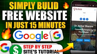 I Built a FREE Website on Google in 15 Minutes | Step by Step Google Sites Tutorial 2025