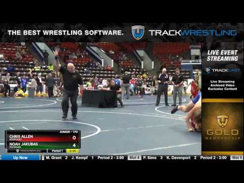 1190 Junior 170 Chris Allen Kentucky vs Noah Jakubas Michigan 6332814104