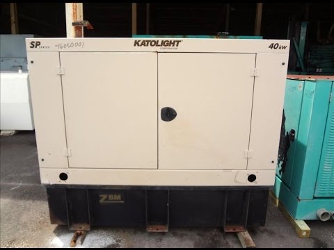 Used-Katolight 40kW standby diesel generator set - Stock # 46050001