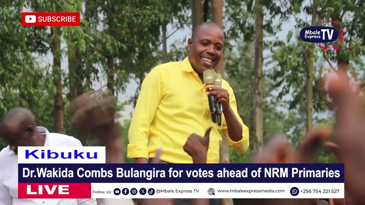 Kibuku-Kabweri: Dr. Wakida combs Bulangira for votes ahead of NRM Primaries on 17th July
