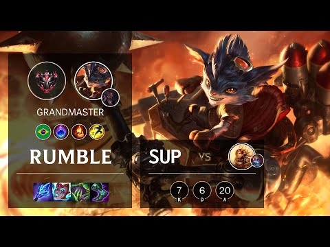 Rumble Support vs Leona - BR Grandmaster Patch 11.6
