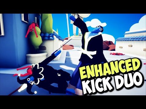 ENHANCED KICK DUO! Taekwondo & Jester vs Every Faction + Custom Units - TABS MODS GAMEPLAY