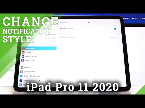 How to Manage Notifications Settings in iPad Pro 11 2020 – Notifications Settings