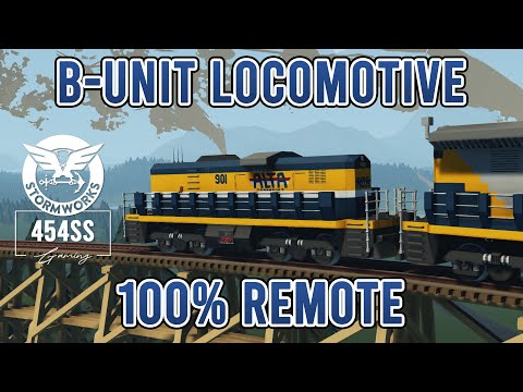 Building a Detailed B-UNIT Locomotive in Stormworks