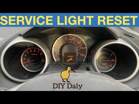 Honda Jazz Service light reset procedure