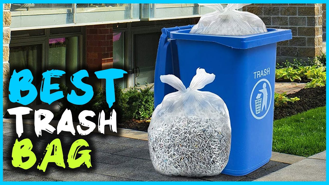 Best Trash Bag in 2023 - Top 5 Review | Extra Large Heavy Duty Clear Recycling Trash Bags