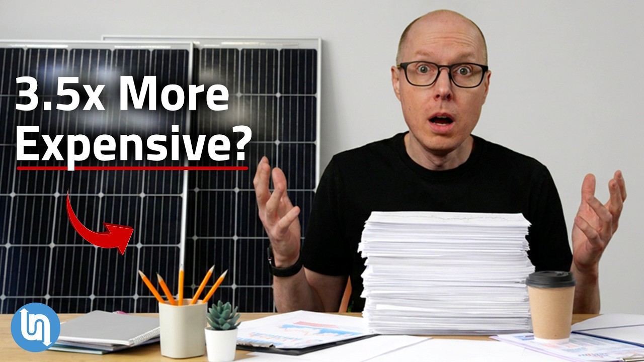 Residential rooftop solar cost compared between the United States and Australia