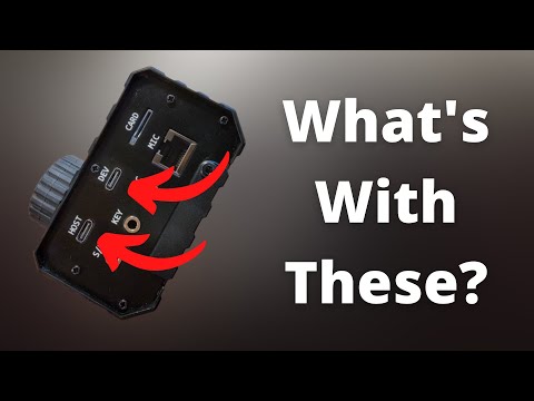 #X6100 - What are the Host and Dev Ports for?