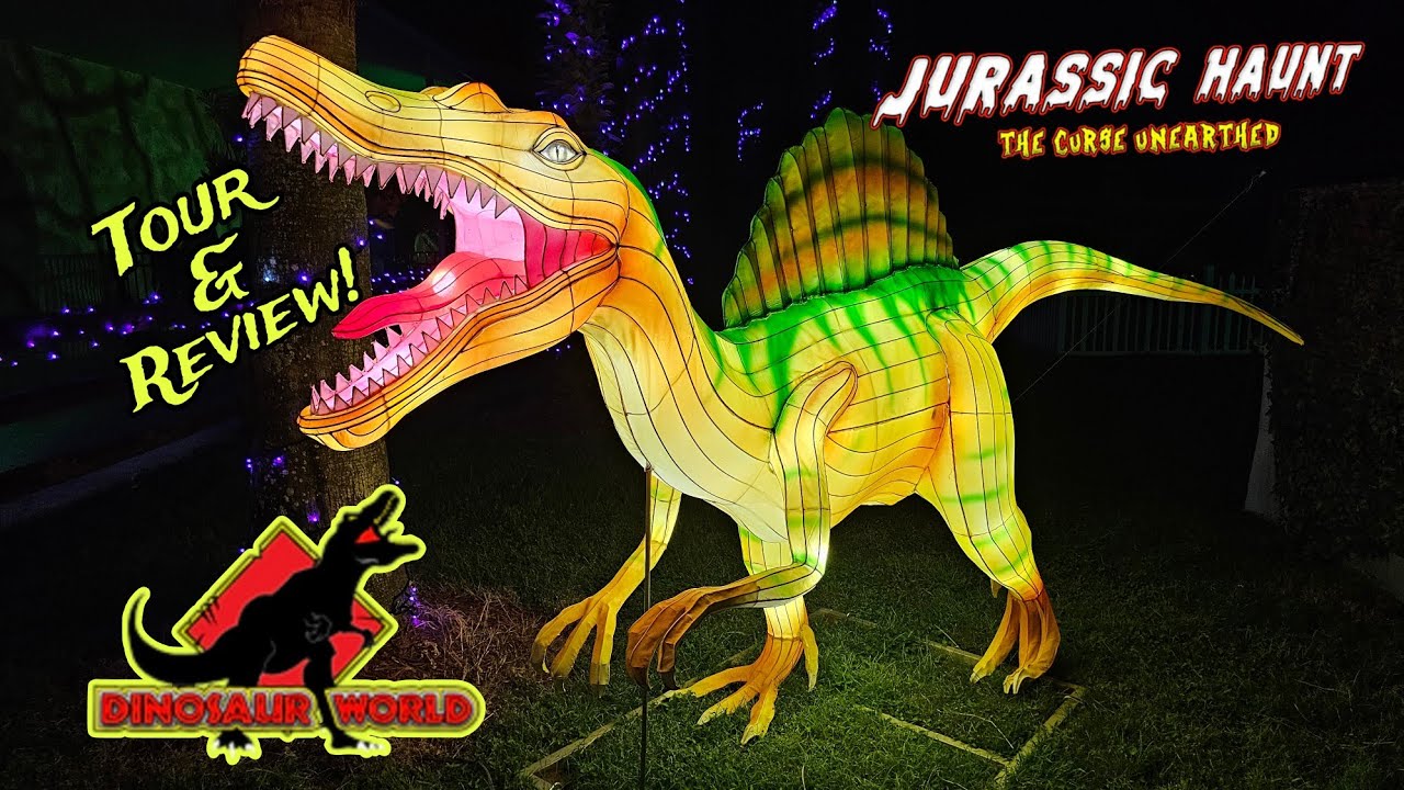 Dinosaur World Jurassic Haunt Full Event Tour & Review 2024!