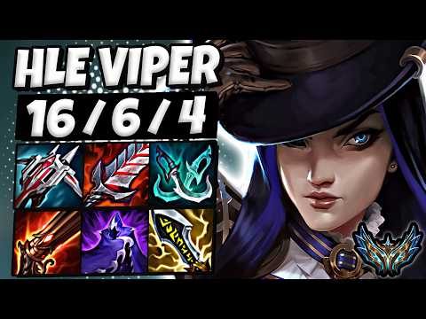 Caitlyn vs Mel ADC [ HLE Viper ] Patch 25.19 Korea Challenger