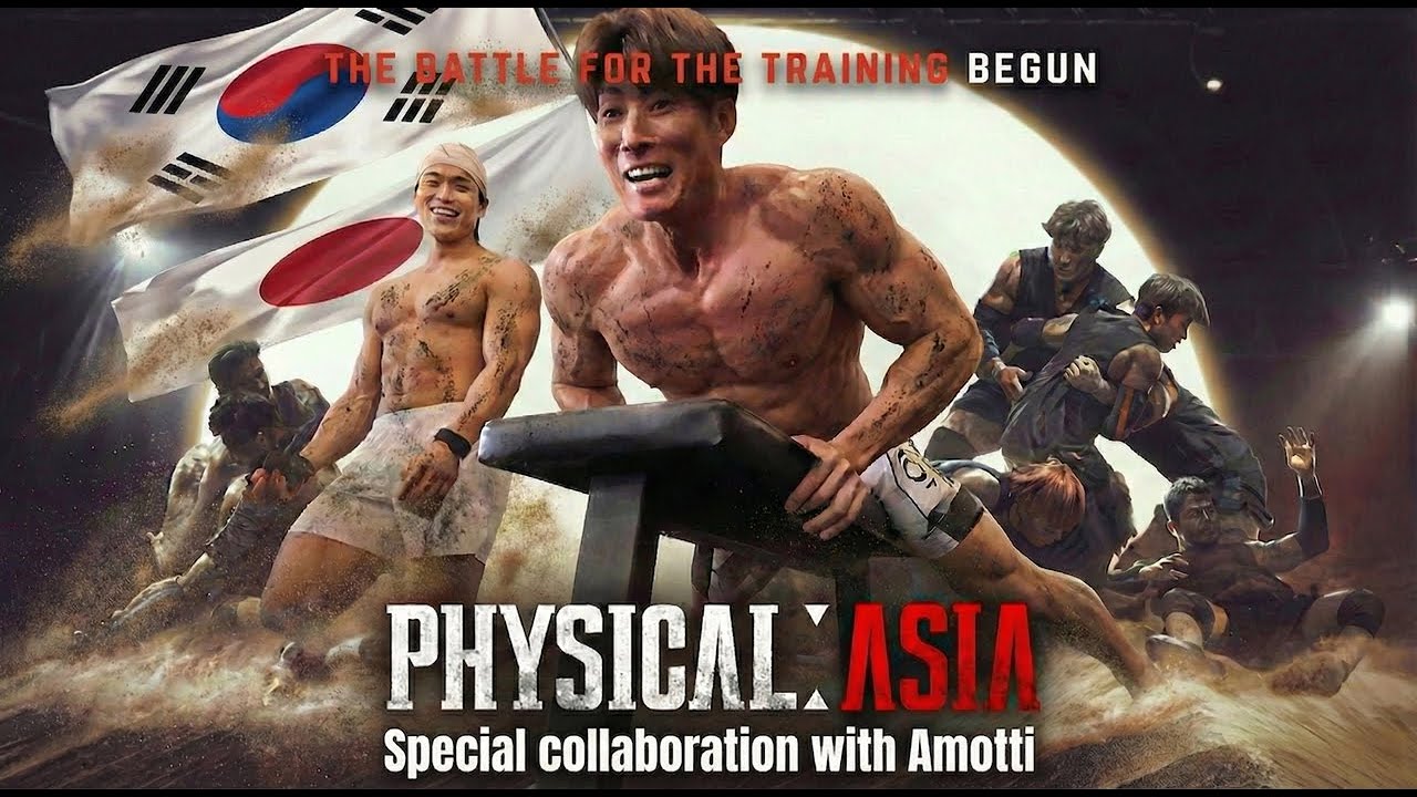 【地獄】フィジカル100王者アモッティと再会！韓国で限界トレーニング＆男気ジャンケン