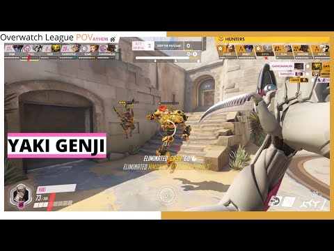 YAKI GENJI POV | May  Melee Losers Semi-Final | Hunters vs Mayhem | OWL Season 2021