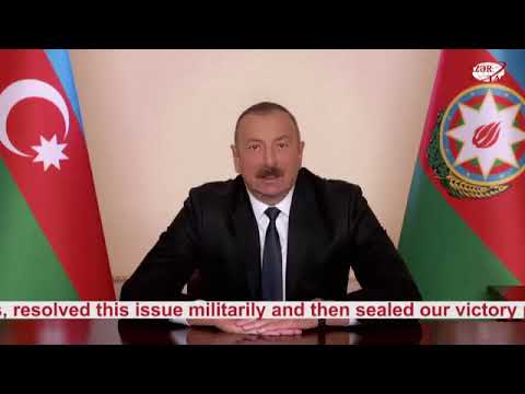 Address of President of the Republic of Azerbaijan Ilham Aliyev