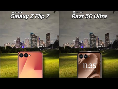 Samsung Galaxy Z Flip 7 vs Motorola Razr 50 Ultra | Camera Test Comparison