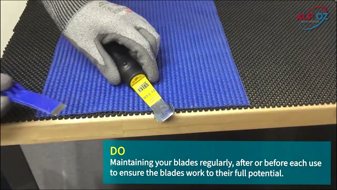 BTB TOOLS - Sharpening WK6 Pinchweld Trimming Blades