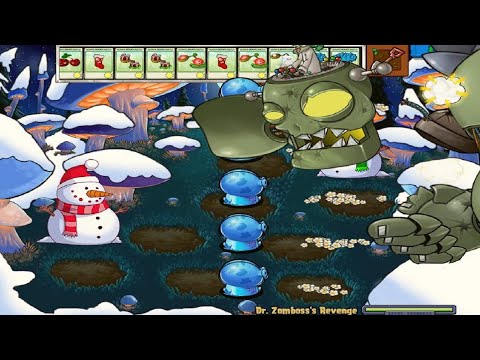 PLANTS VS ZOMBIES HK 3 99 FUME SHROOM VS GIGAN GARGANTUAR VS DR ZOMBOSS