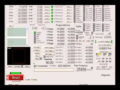 MACH 3 CNC Router Training Tutorial after install setup
