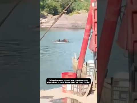 Dejan ahogarse a hombre solo porque no pago pasaje de la balsa en Paiwas RAAS
