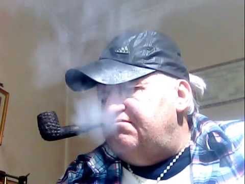 Smoking, My Savinelli Dry System, Pipe Tobaccos, with Black Leather Hat Adidas; Scotland Shirt
