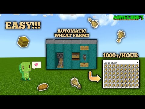 Minecraft: AUTOMATIC wheat farm