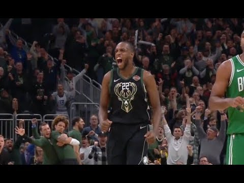 Khris Middleton Highlights vs Celtics RS19G58 - 15 Pts, 13 Rebs, 4 Asts (21.02.19)
