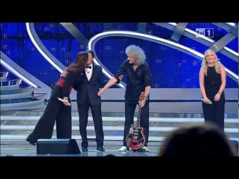 Brian May a SanRemo 2012 ft. Irene Fornaciari Video Integrale
