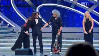 Brian May a SanRemo 2012 ft. Irene Fornaciari Video Integrale