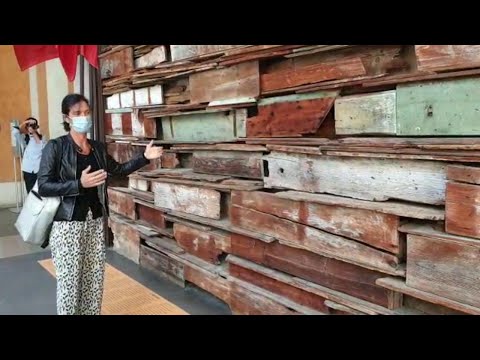 Padova, ecco il restauro dell'opera di Kounellis nel cortile nuovo del Bo