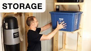 Wall Shelf Build for Garage Organization | Woodworking