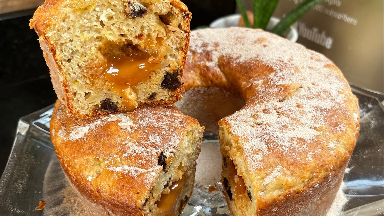 Nunca comi nada igual 😱 O Melhor bolo de banana do mundo - Ao Vivo