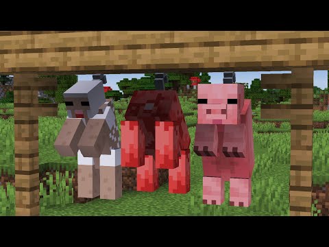 BUTCHER'S DELIGHT MOD - This MOD is very GORE!!  (vegans BEWARE) - Minecraft mod 1.16.5 Review