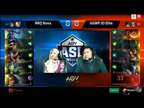 RRQ Nova vs GGWP.ID Elite - Garena AOV ASL Season 1 #4 Game 1