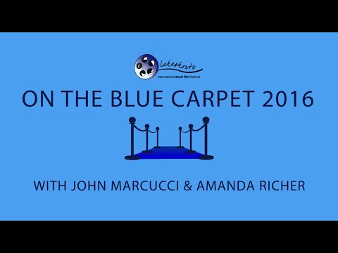 On the Blue Carpet: John Marcucci & Amanda Richer