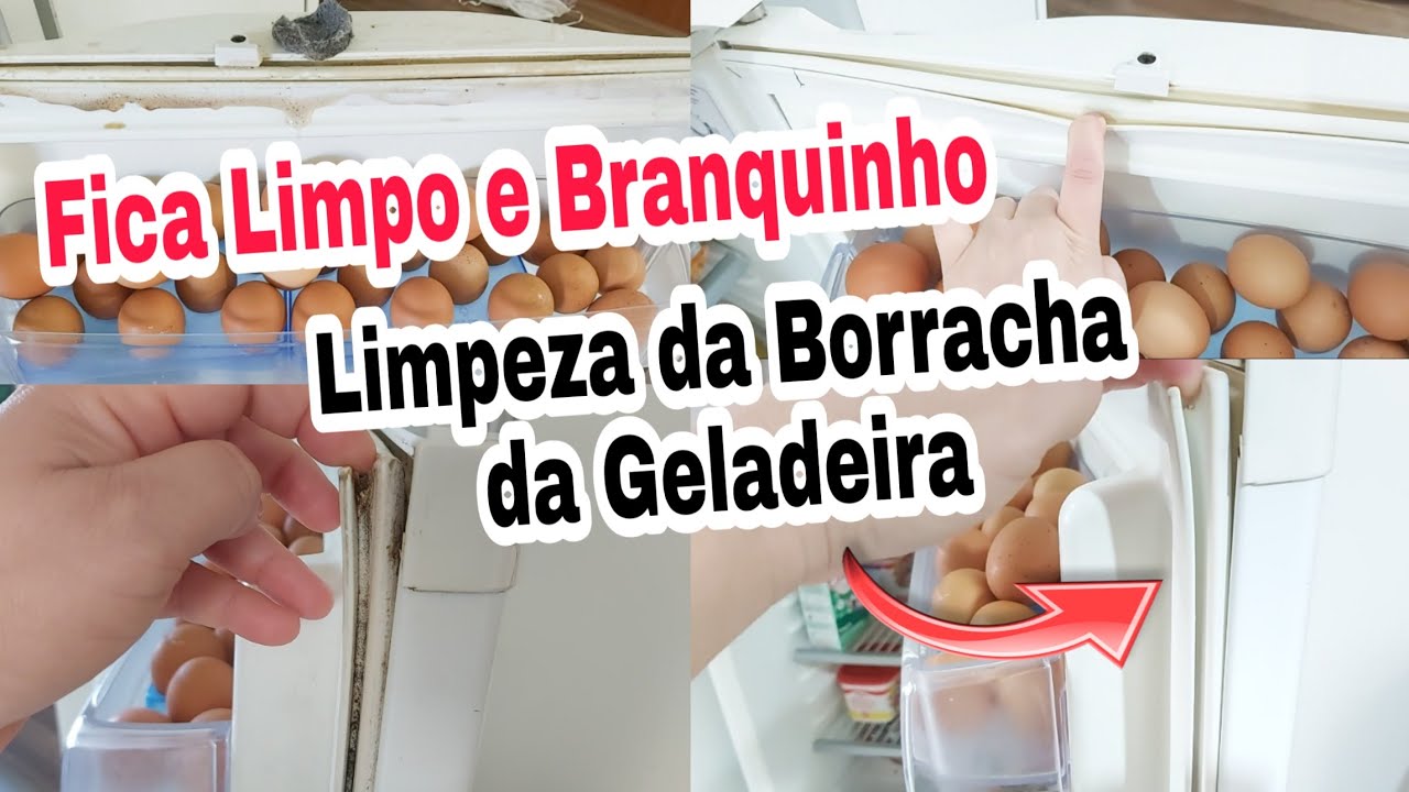 Como Limpar a Borracha da Geladeira| Limpeza da Borracha da Geladeira