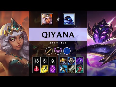 Qiyana Mid vs Xerath: Godlike - EUW Master Patch 14.24