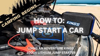 HOW TO: JUMP START A CAR. Using a Lithium starter pack.