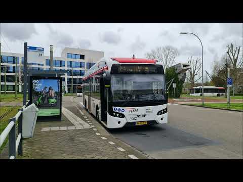 HTM lijn 24: Den Haag Centraal Station - Den Haag Station Mariahoeve v.v. | HTM 2002 | 2022