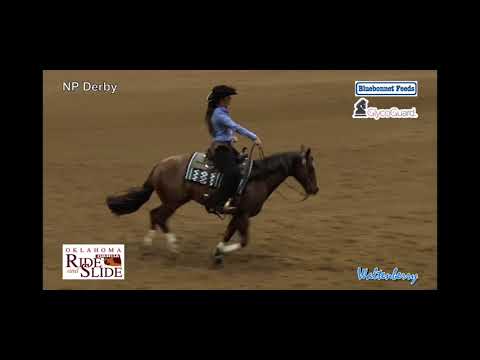 Mattie Gustin and Win My Cash 2021 OKRHA Non Pro Derby