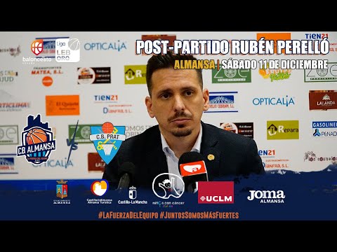 Post Partido Rubén Perelló - J11 - CB Almansa con AFANION vs CB Prat