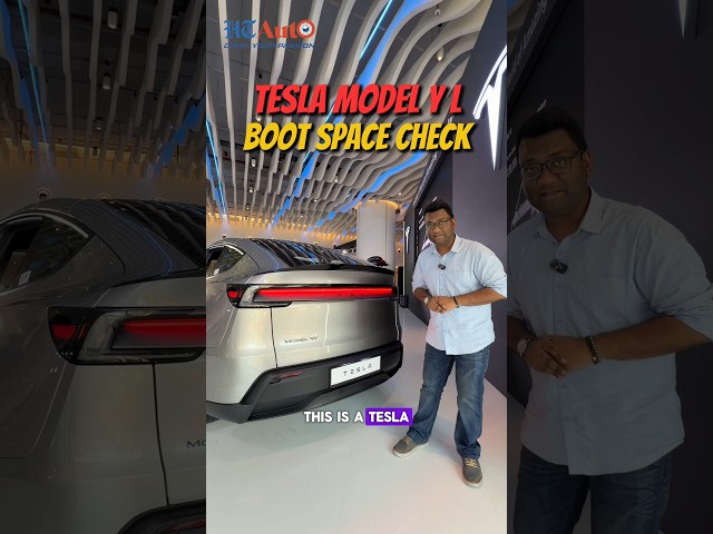 Tesla Model Y L: Boot Space Check
